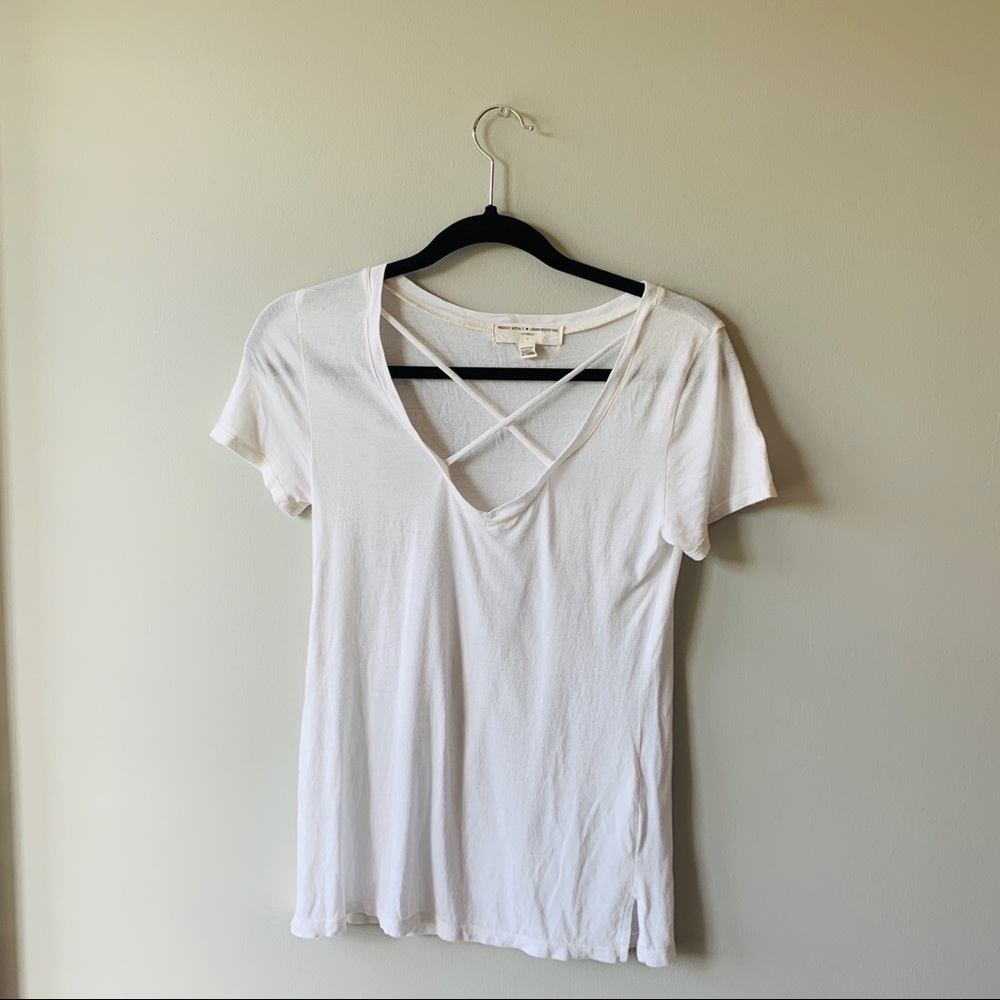 Urban Outfitters Criss Cross T Shirt